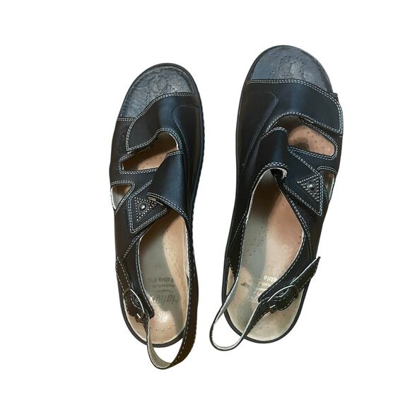 Fidelio Women's Hallux Fabia Sling Sandals Size 9 Leather Sole Orthotic (X2) - Picture 1 of 6